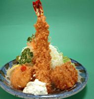 ミックスフライ定食