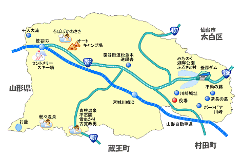 川崎町 マップ